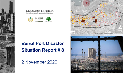 التقرير الاسبوعي لكارثة إنفجار مرفأ بيروت